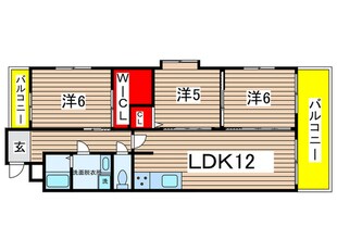 ベルマインの物件間取画像